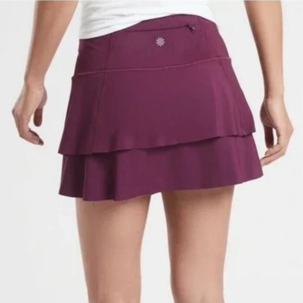 Athleta Momentum Skort Plum Burgundy Size Small